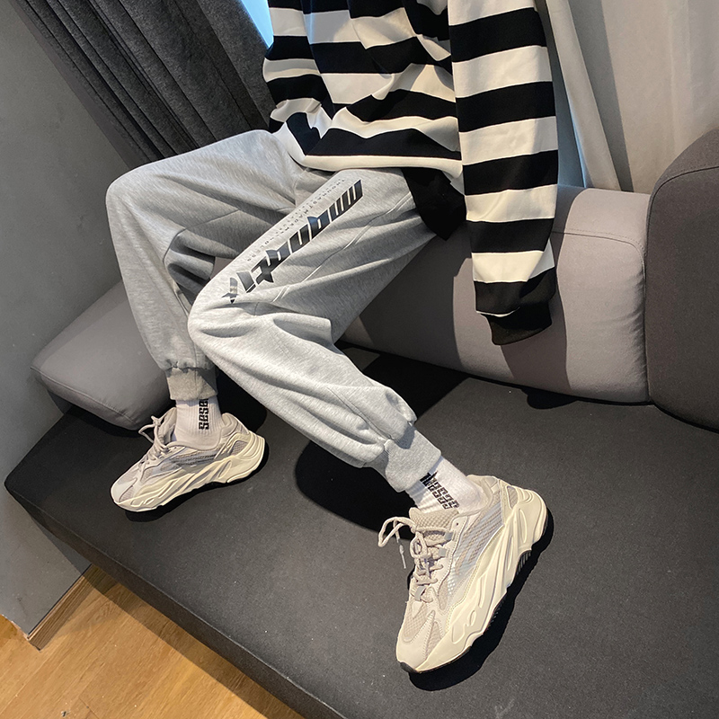 Sweatpants Boys Loose Korean Trend Pants Spring Casual All-match Sweatpants Tide Brand High Street Beam Pants Long Pants