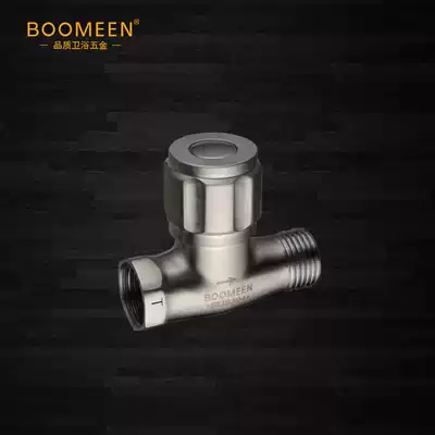 SUS304 stainless straight angle valve cold and hot water inner and outer wire straight-through valve 4 points open pipe 1 2 quick switch valve special price