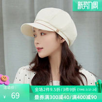 Fancet berets female summer slim fit Breathable Duck Tongue Hat Day Ensemble Inlen Retro 100 Hitch Painter Hat Anise Cap