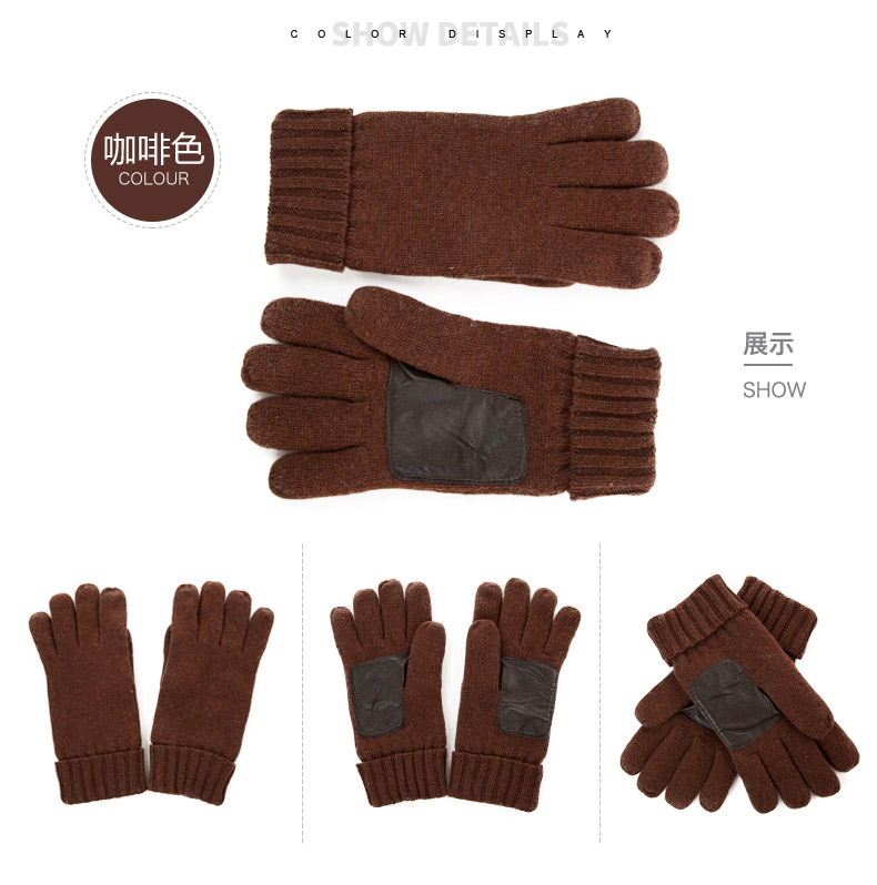 Gants pour homme SIGGI en Laine Cachemire - Ref 2782370 Image 9