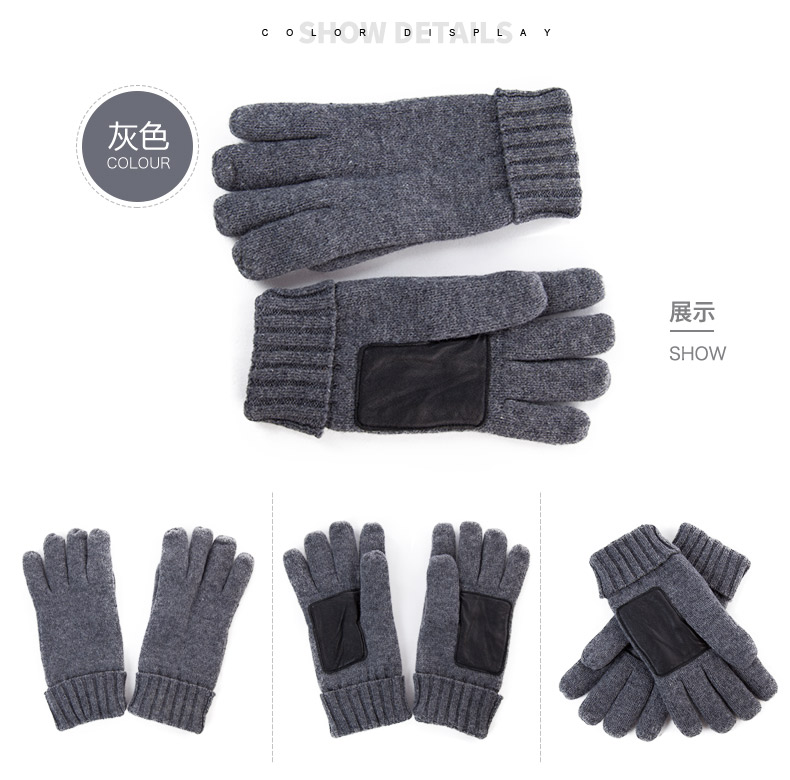 Gants pour homme SIGGI en Laine Cachemire - Ref 2782370 Image 10