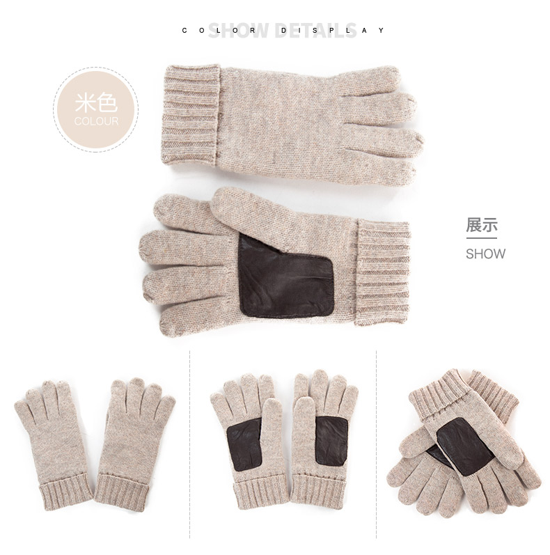 Gants pour homme SIGGI en Laine Cachemire - Ref 2782370 Image 8