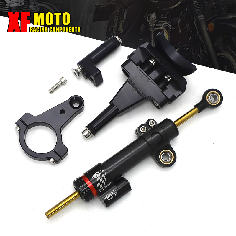 Suitable for Kawasaki ninja400 titanium ruler kawasaki modified titanium ruler direction damper anti-shaking head