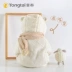 Tống Đài bé thân mùa đông trẻ sơ sinh cộng với nhung dày ra túi quần cotton mùa thu dễ thương siêu dễ thương - Áo liền quần áo khoác dày cho bé mùa đông Áo liền quần