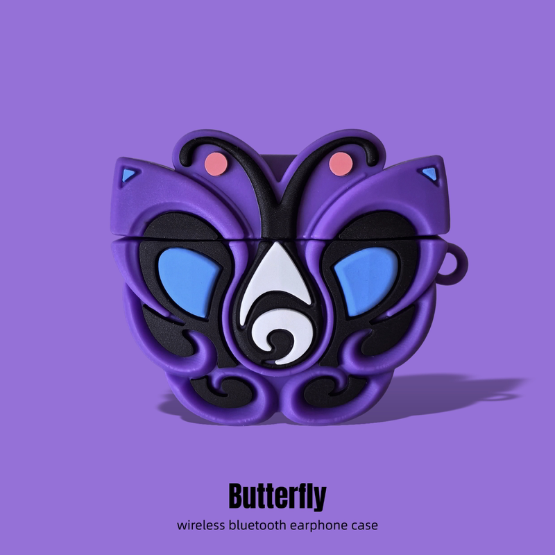 Black Magic Fairy Suitable for Apple AirPods Protective Case 4Th Generation Noise-Canceling Version Pro3 2Nd Generation 3Rd Generation AirPods Pro2 Wireless Bluetooth Earphone Case 4Th Generation 5Th Generation Silicone Balala Little Magic Fairy