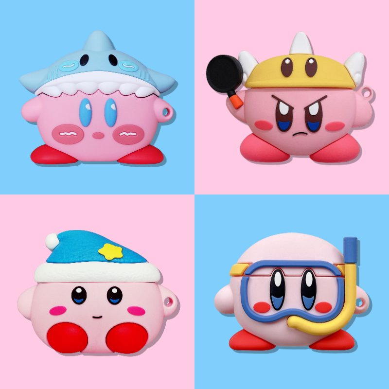 Suitable for Xiaomi Redmi Buds 8 Pro Protective Case, Redmi Buds 6 Pro Youth Edition, 8 Lite Vitality Edition, Xiaomi Buds 5 Bluetooth Earphone Case, Silicone Kirby