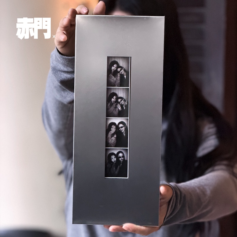 Retro Matte Stainless Steel Photo Frame, Four-Frame Metal Picture Frame, Photo Display Stand, Bauhaus Minimalist Decorative Ornament