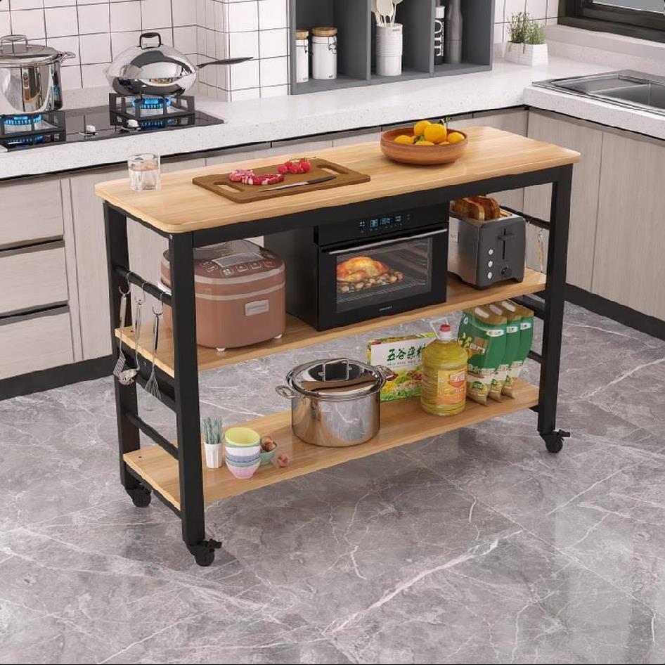 Electric oven rack load-bearing oven microwave oven double-layer storage rack seasoning anti-slip multi-layer rack pot rack market thick