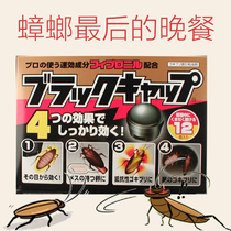 Japan Ansu little black hat cockroach house household strong anti-cockroach removal Small strong anti-cockroach drug glue bait Household safety