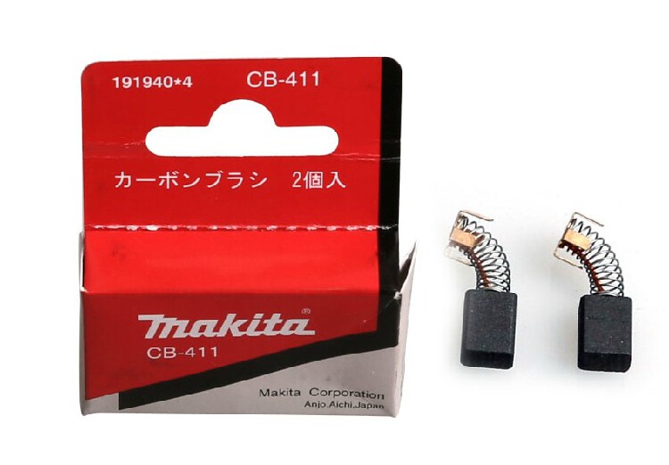 Original Makita CB-411 original carbon brush 3703 3709 6922NB JN1601 9533BL