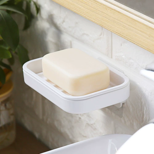 Чисто белая мыльница без пунша Uncle Dake, двухслойная мыльница