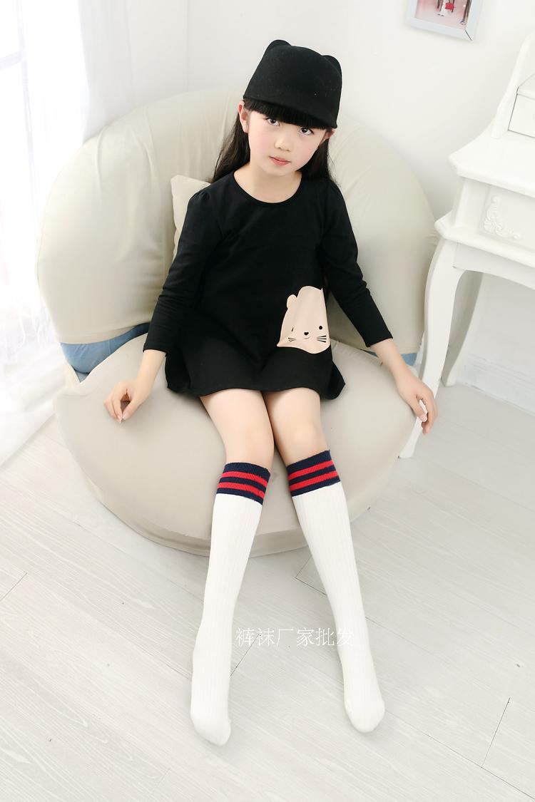 Hàn quốc phiên bản của trường gió mùa xuân và mùa thu mùa hè trẻ em vớ ống bé dài vớ ống cô gái bông over đầu gối sinh viên vớ cao shop đồ trẻ em