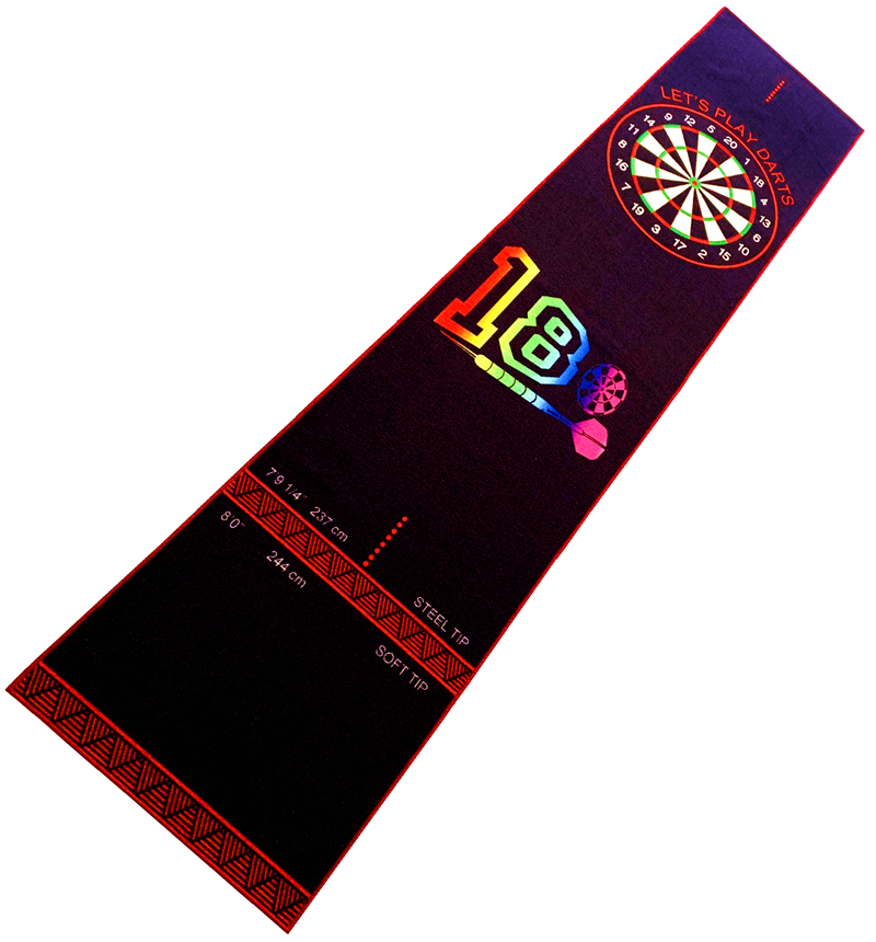 501 Darts Bureau Professional Competition Soft and Hard Darts Carpet Throwing Line Starting Line Darts Disc Floor Sticker