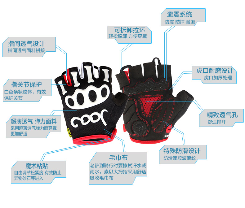 Gants de cyclisme mixte SPAKCT - Ref 2243176 Image 8