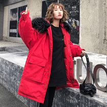 2020 new cotton-padded jacket women Korean loose cotton coat long down cotton coat oversize tide winter coat