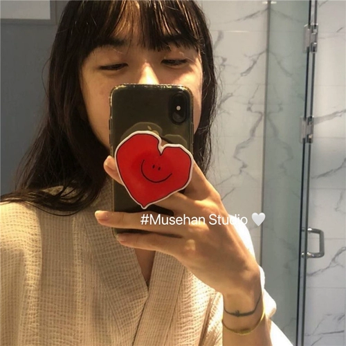 Южнокорейская инснация Simple Cartoon Girl Love S. Applable Apple Huawei Lazy Schoules 13 гоняться за драмой