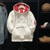 Quần áo mùa đông thương hiệu cotton quần áo thể thao nam lỏng lẻo áo khoác dày trùm đầu đôi áo khoác bông áo khoác cặp Trang phục Couple