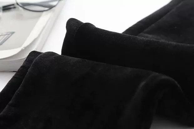 Quần nhung nam vàng giản dị cộng với nhung dày thể thao Hàn Quốc Harlan dầm chân nhỏ bảo vệ quần XL mùa đông