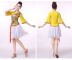 2019 Quảng trường Vũ Costume New Set Nữ voan Rồng Pattern Hiện Mang quần rộng chân quần Đuốc giải phóng mặt bằng đặc biệt 