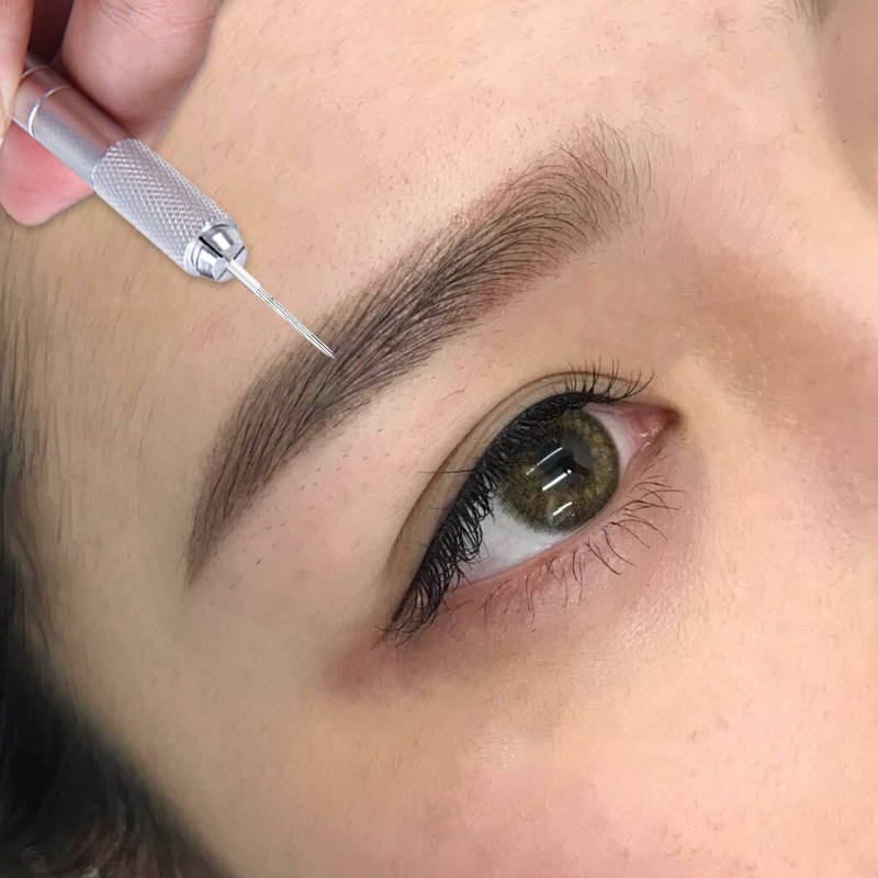 Semi-permanent textured embroidered mist needle sheet Divine Needle Closing 3 Round five round needle Manual Water Mist Brow eyebrow Eyebrow Bedding Tool