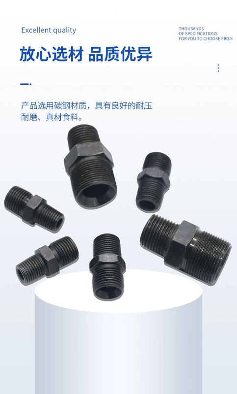 đầu cút thủy lực Áp Lực Cao Ống Dầu Chuyển Tiếp Dây Thủy Lực M14 16 18*1.5 Hệ Mét Ren Loại C Bên Ngoài Dây Khớp Thẳng khớp nối thủy lực yox