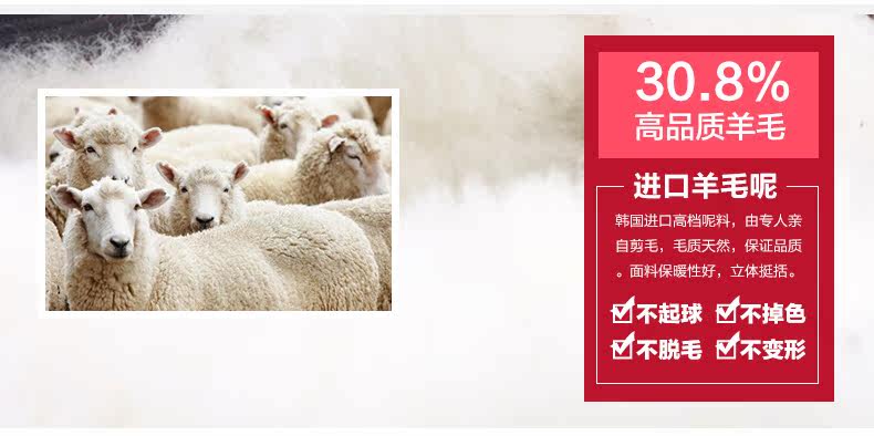 Manteau pour fille en laine - Ref 2161998 Image 12