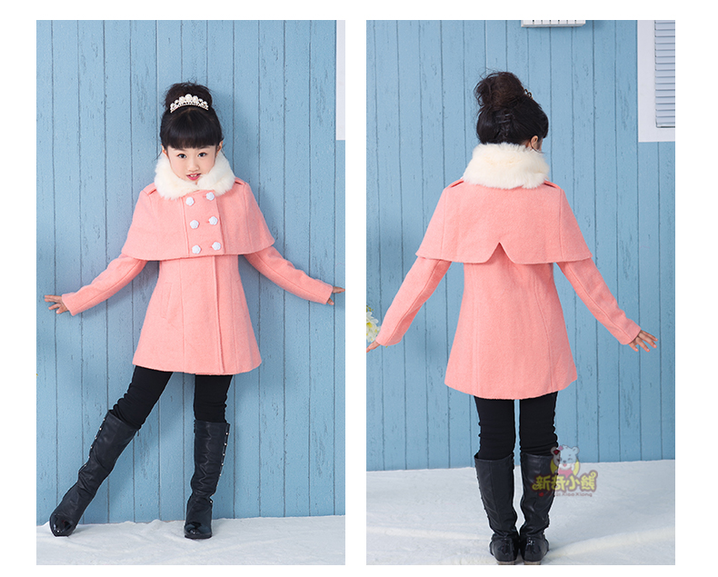 Manteau pour fille en mélange - Ref 2161857 Image 32