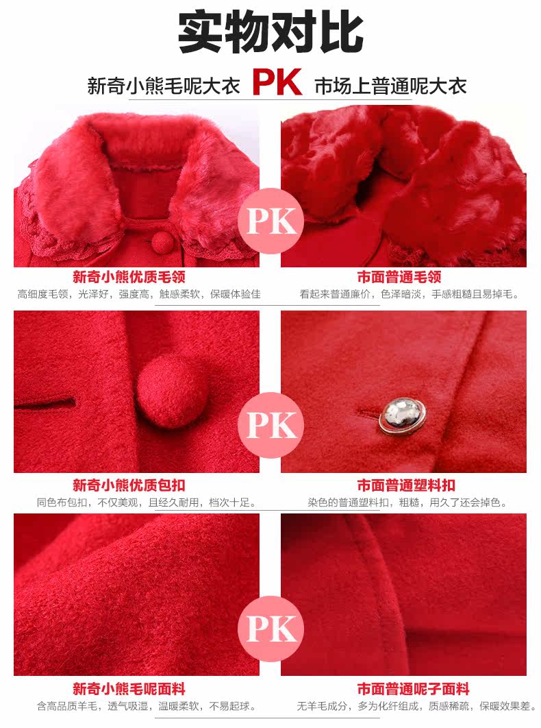 Manteau pour fille en laine - Ref 2161998 Image 20