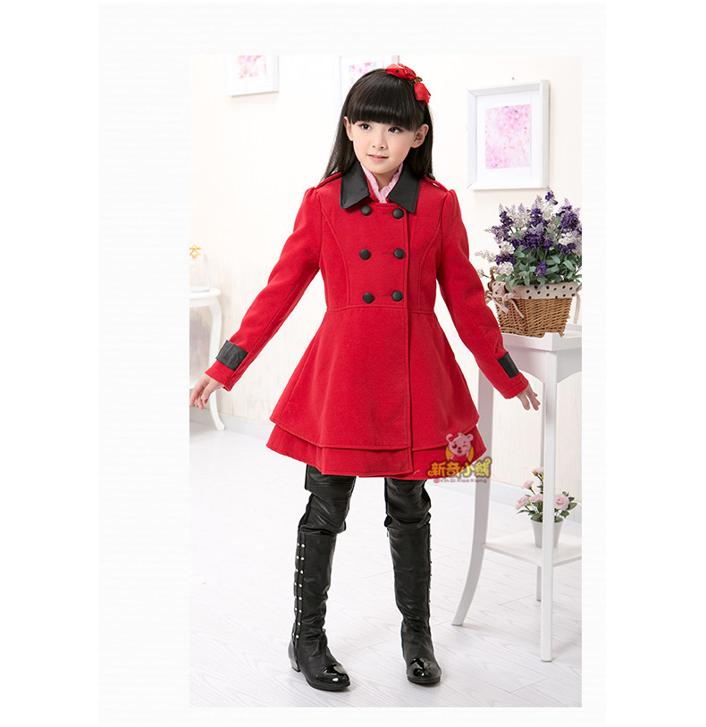 Manteau pour fille en mélange - Ref 2161674 Image 24