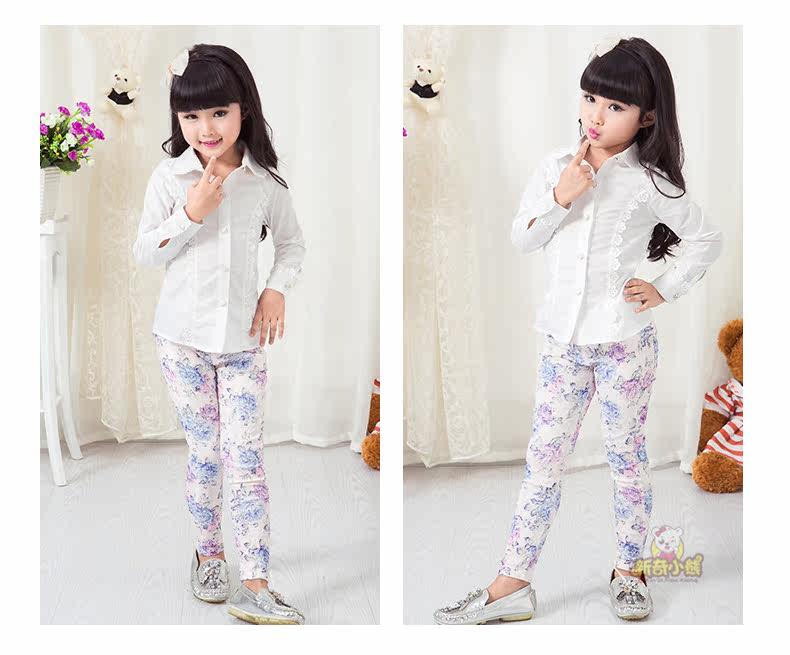 Chemise fille à manche longue - Ref 2085390 Image 23