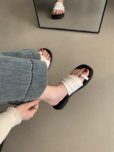 Тапочки, слайдеры, пляжная обувь, в корейском стиле