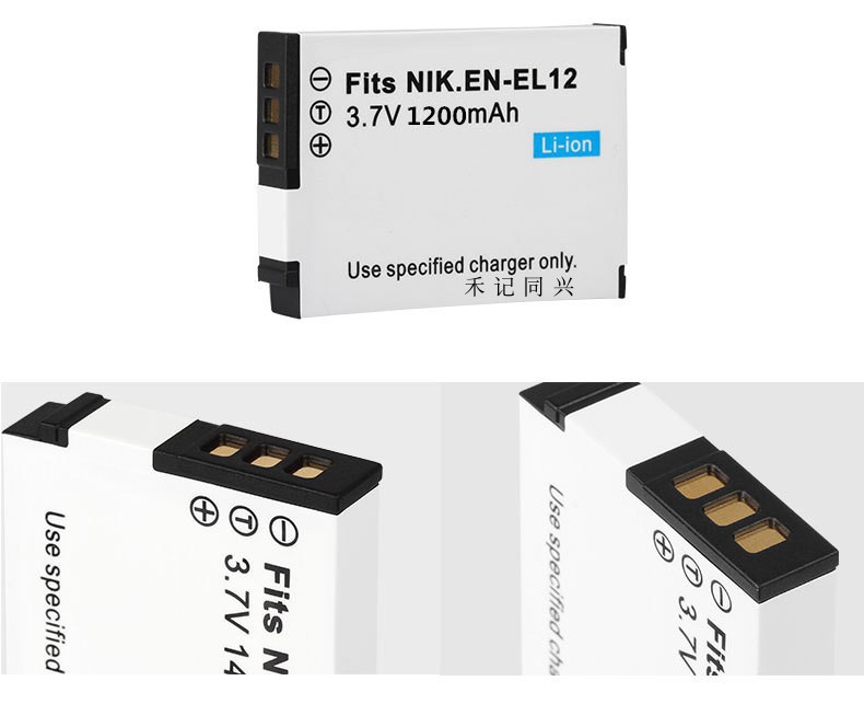 Miễn phí vận chuyển Nikon pin máy ảnh EN-EL12 S610 S620 S630 S8100 S9100 P300 S80 - Phụ kiện máy ảnh kỹ thuật số túi máy ảnh peak design