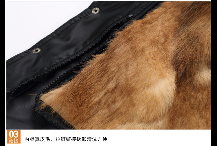Đặc biệt hàng ngày mùa thu và mùa đông da len xuống vest nam trung niên lông một vest vest ấm cotton áo khoác blazer nam hàn quốc