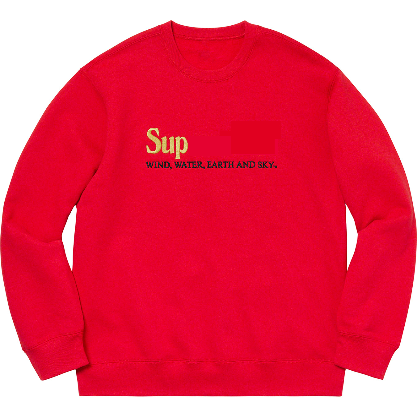 RedLogan   20SS jointly tree Embroidery LOGO Crew neck Condom Sweater Four colors youth