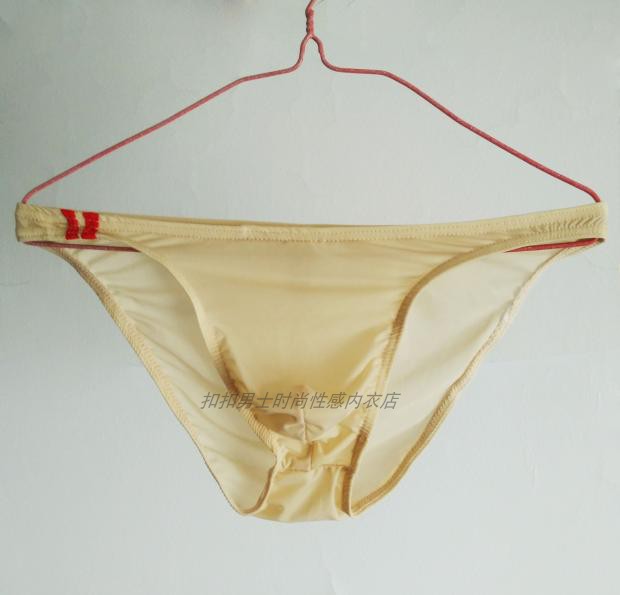 Mua 2 tặng 1 thời trang nam miễn phí không có băng lụa thấp eo nhỏ tam giác mỏng bên trong đồ lót thanh niên mùa hè mượt mà quần ren ngắn gợi cảm