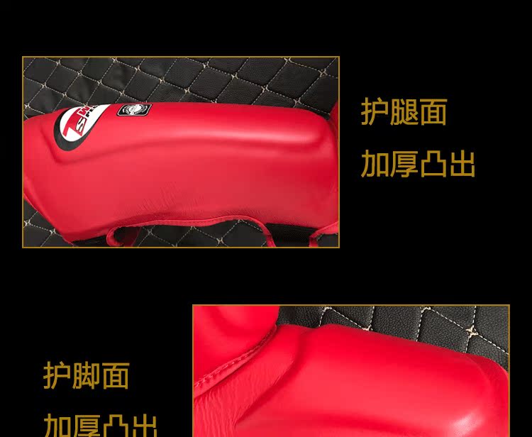 Cặp song sinh Thái Lan Muay Thái xà cạp Sanda bảo vệ Instep Boxing Mắt cá chân Thiết bị huấn luyện chiến đấu miễn phí Thiết bị bảo vệ chuyên nghiệp - Taekwondo / Võ thuật / Chiến đấu găng tay boxing cho nữ