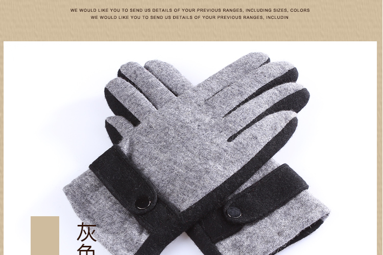 Gants pour homme en Laine Cachemire - Ref 2781455 Image 20