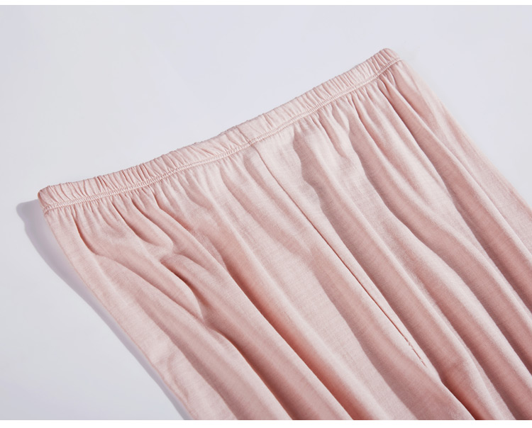 Quần nhà bằng lụa cộng với cotton 2018 thu đông mới quần legging nữ thoáng khí ấm áp thoải mái khi ngủ quần dài quần đùi nam
