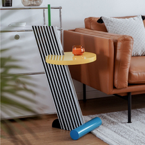 Light luxury designer small side French living room sofa corner table creative personality small apartment narrow coffee table