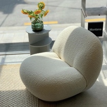Single sofa Nordic designer single chair lounge chair balcony bedroom small apartment cute Sydney lazy sofa