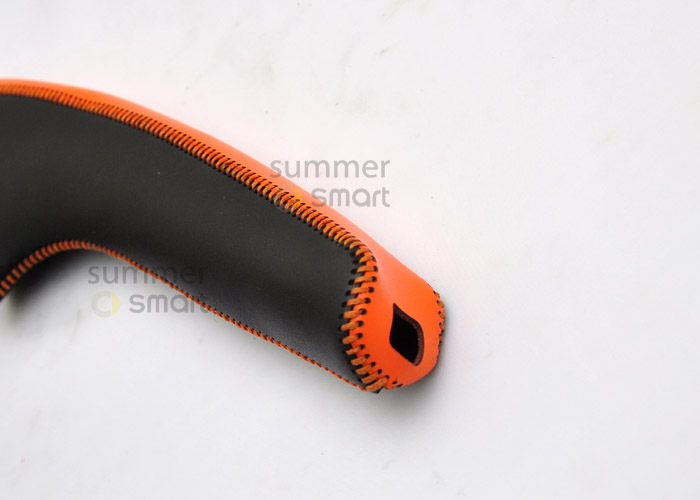 15-18 Nội thất xe thông minh Xử lý thông minh Tay cầm bằng da Bao da khâu - Ô tô nội thất Accesseries đệm hạt gỗ ô tô