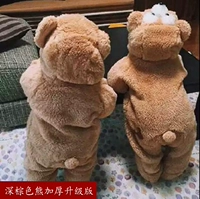 Темно -бурого медведя утолщенная версия обновления