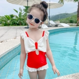 Детский купальник для девочек для плавания, комбинезон, в западном стиле, популярно в интернете