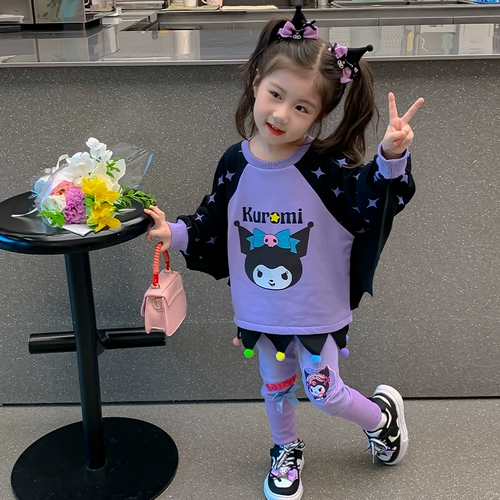 Весенний детский комплект, популярно в интернете, в западном стиле