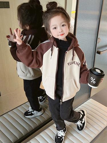 Демисезонная шерстяная детская спортивная куртка, 2025 года, детская одежда