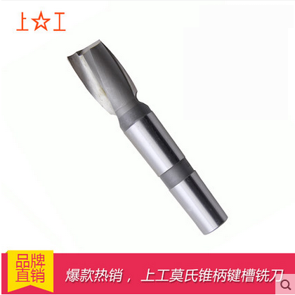 Upper work taper shank key slot milling cutter 2-blade end mill 14 16 18 20 22 24 25 26 20 30 32 40