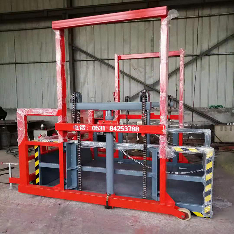 Mobile Loading Platform Den Axle Container Hydraulic Automatic Lift Box Wagon up and down Divine Instrumental Rams