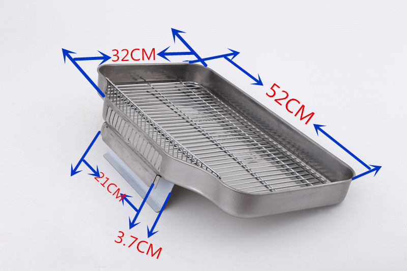 Electric Fryer Frying Pan General Commercial Return Oil Pan Filter Pan Filter Oil Pan Small String Display Pan Fried Oven Accessories Drain