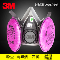 3M6200 with 2097 dustproof Hood anti industrial grinding dust welding smoke organic gas activated carbon mask