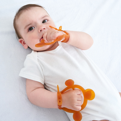 婴儿磨牙棒硅胶防戒吃手指神器